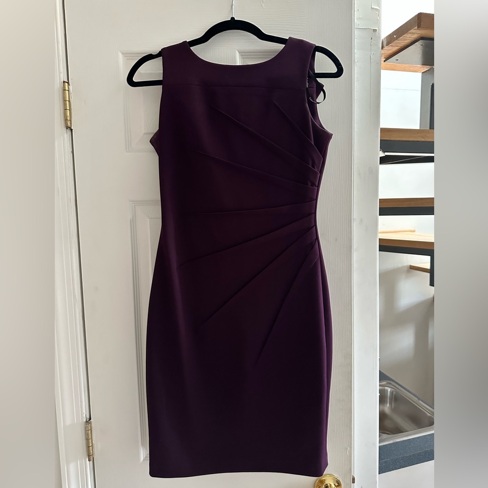 Dark purple Calvin Klein formal dress